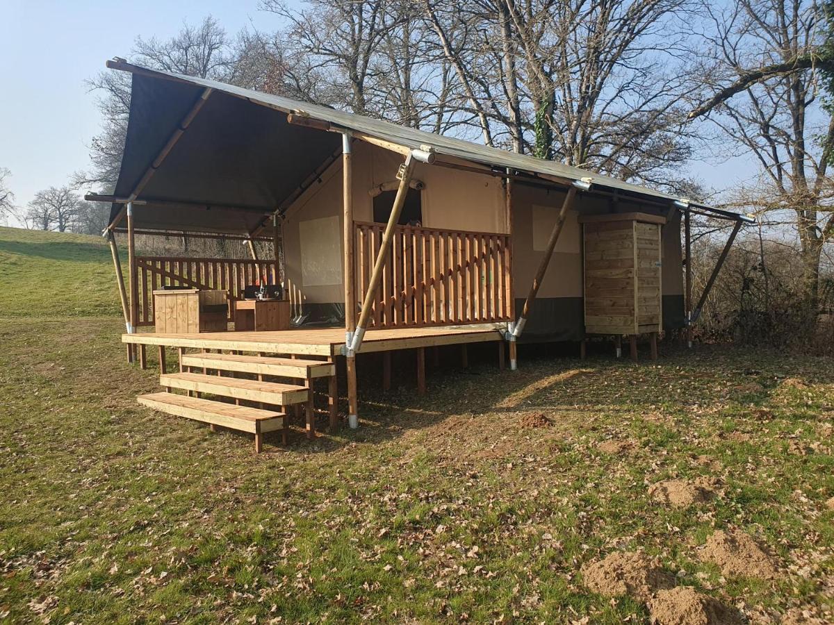 Luxury Safari Tents At Moulin Du Pommier Glamping & Camping Saulgond Exterior photo