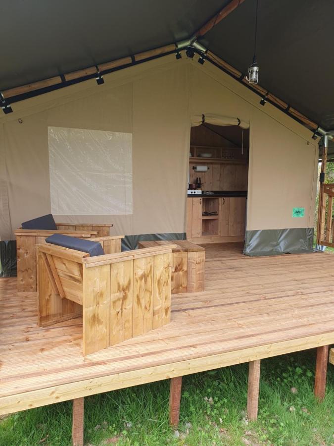 Luxury Safari Tents At Moulin Du Pommier Glamping & Camping Saulgond Exterior photo