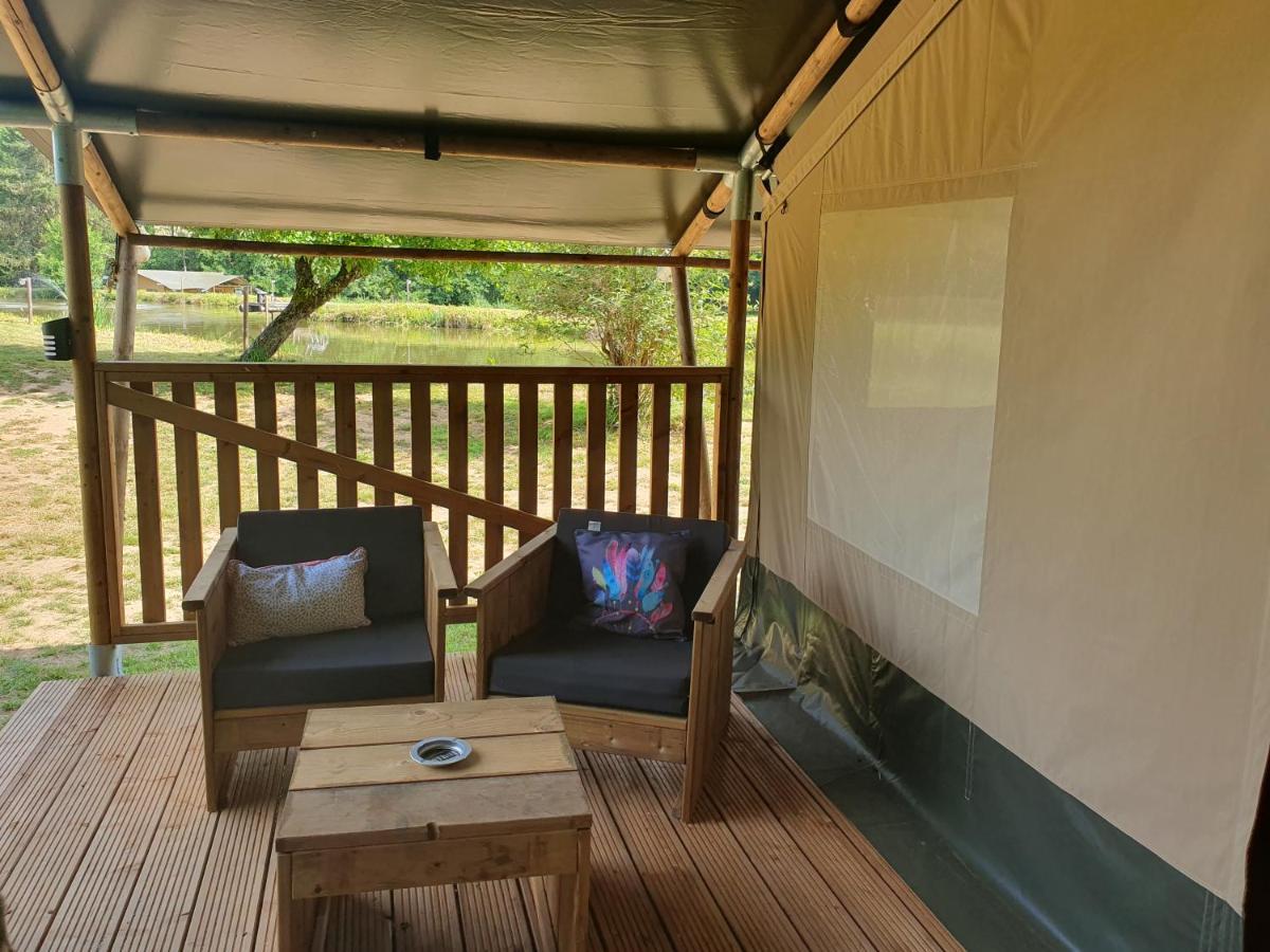 Luxury Safari Tents At Moulin Du Pommier Glamping & Camping Saulgond Exterior photo