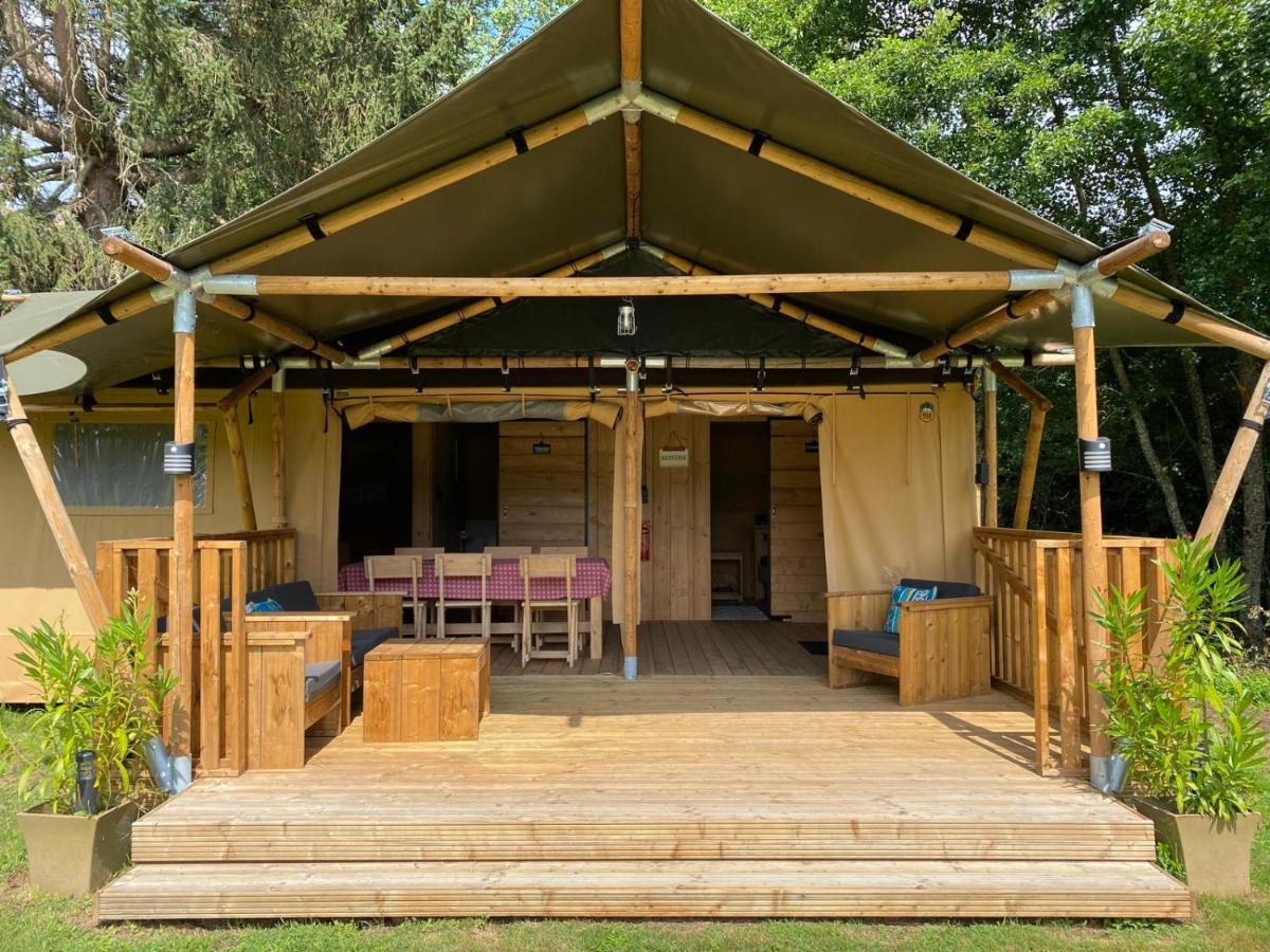 Luxury Safari Tents At Moulin Du Pommier Glamping & Camping Saulgond Exterior photo