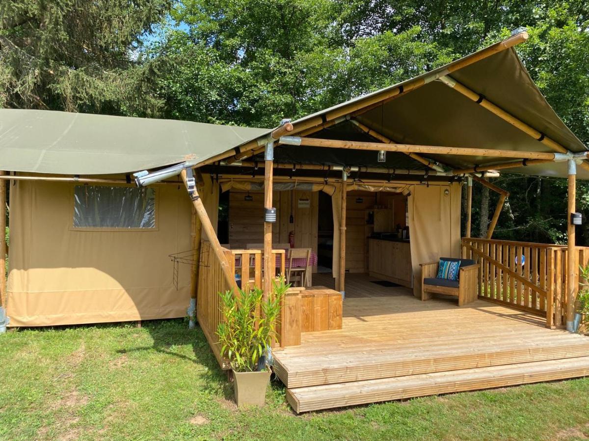 Luxury Safari Tents At Moulin Du Pommier Glamping & Camping Saulgond Exterior photo